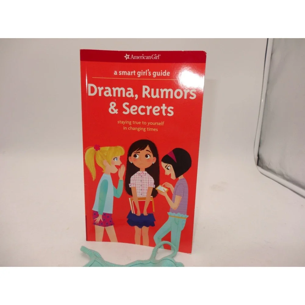 American Girl Doll Picnic Time Camisole Floral Plaid‎ Pants and Guide Book